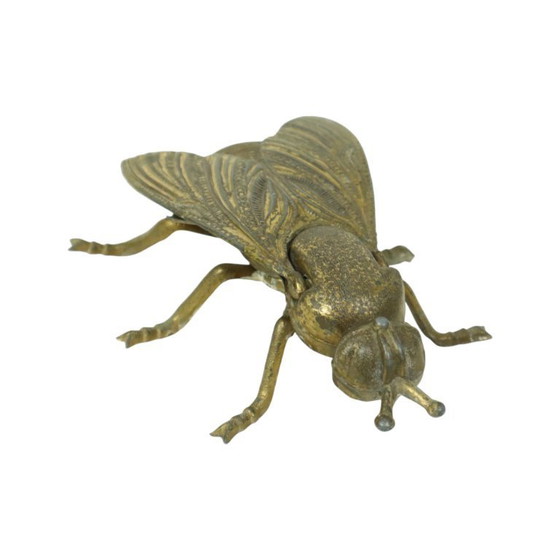 Image 1 of Statua posacenere in rame Fly