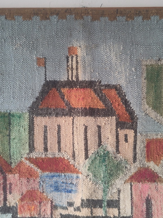 Image 1 of Tapisserie polonaise vintage de Januszkowaka