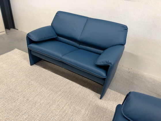 Leolux Bora Beta 2-seater sofa Senso Teal – 2 seaters, Leather (photo 2 of 10)