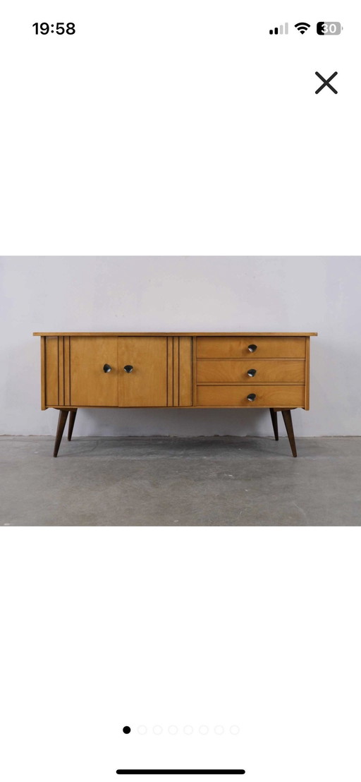 Vintage dressoir mid-century