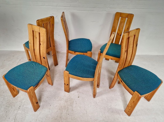 Image 1 of Set of 6 Vintage Danish dining chairs