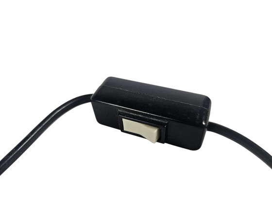 Image 1 of Design olandese - Hala Zeist - Olanda - modello 704A - collo flessibile - cromo - arancione - anni '70