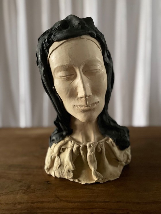 Image 1 of Bust of the Virgin Mary – 20th Century Modern Religious Art