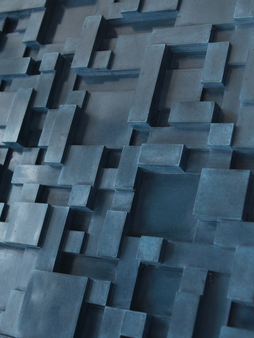 Brutalist wall object.