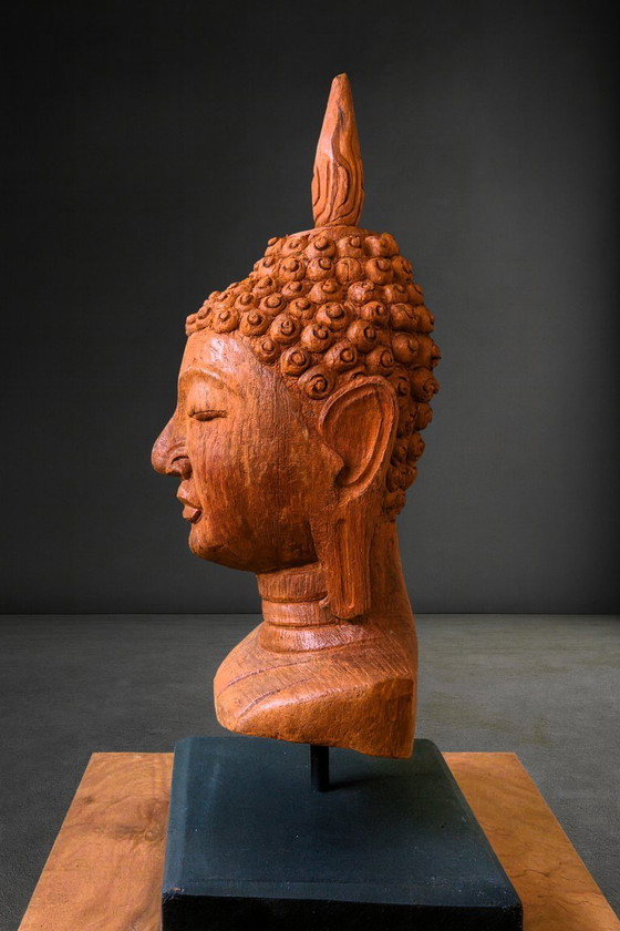 Image 1 of Hand-carved Buddha statue Chiang Mai