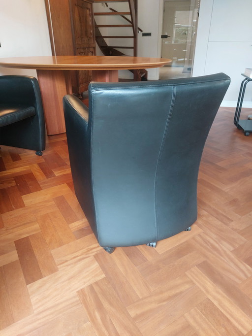 4 sedie da pranzo Leolux Lapita (mobili)