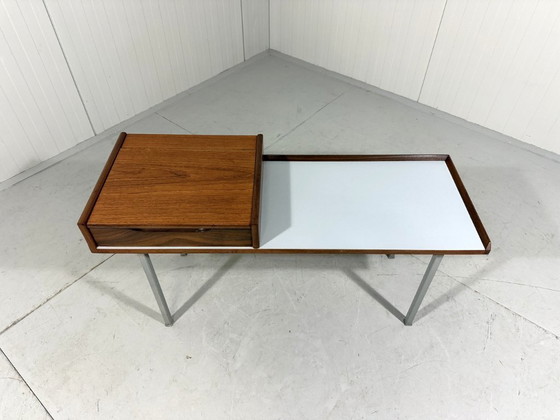 Image 1 of Banc téléphonique avec espace de rangement, années 1960