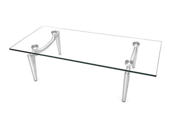 Leolux Farandole coffee table – Aluminium, Glass (photo 6 of 6)