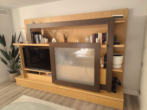 Moderne Wohnzimmermöbel aus Holz – Roche Bobois-Stil