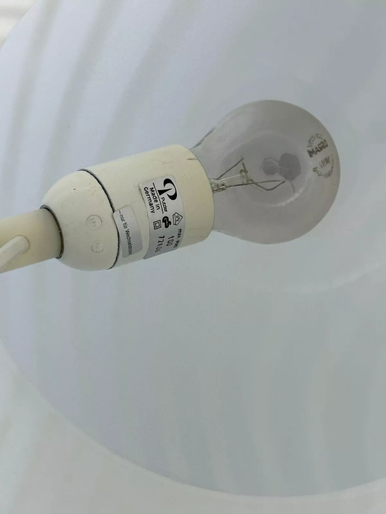 Image 1 of XL 60's 70's Peill & Putzler Germany Lampe de table Mushroom verre Space Age