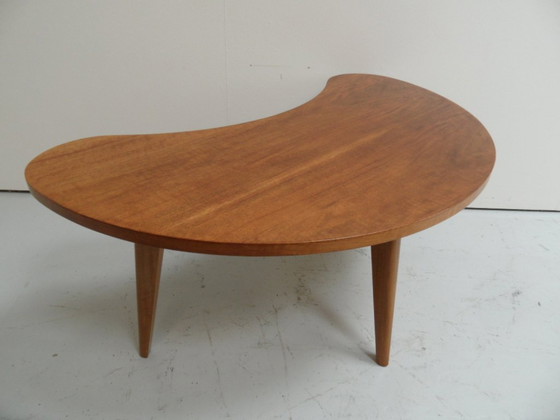 Mid Century maanvormige salontafel – Hout (photo 10 of 11)