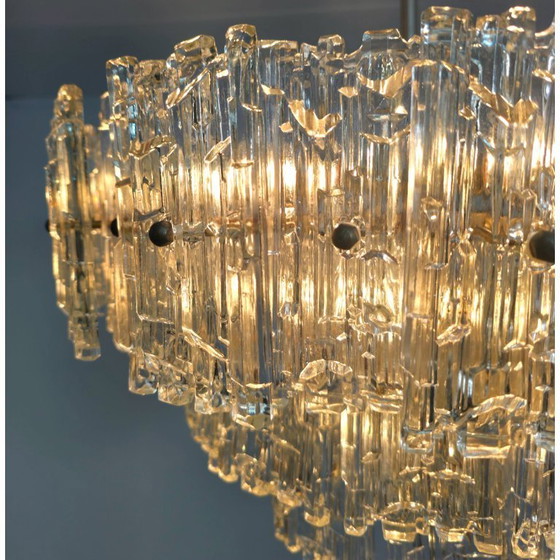 Image 1 of Kalmar Franken kroonluchter ijsglas chrome