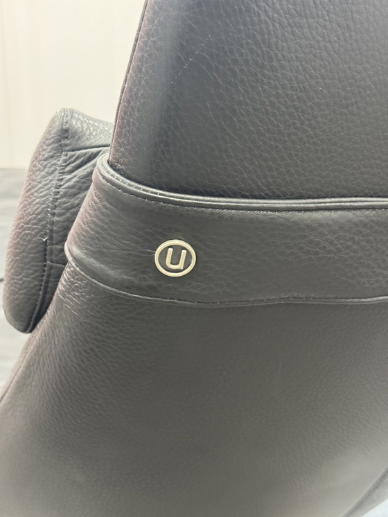 Image 1 of Italiaans design Natuzzi Lederen stoel loungestoel fauteuil