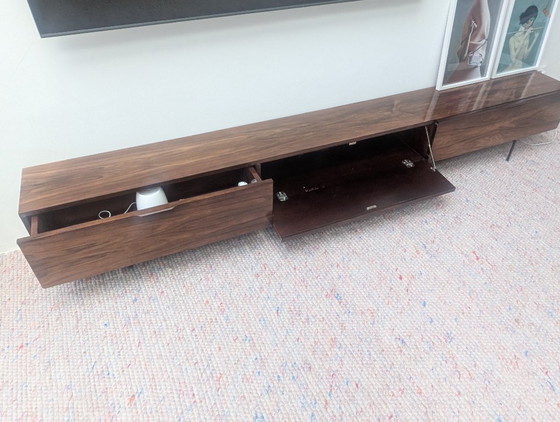Mobili TV in legno con cassetti e ante HKLIVING, Metallo, Marrone, Modern (foto 3 di 5)
