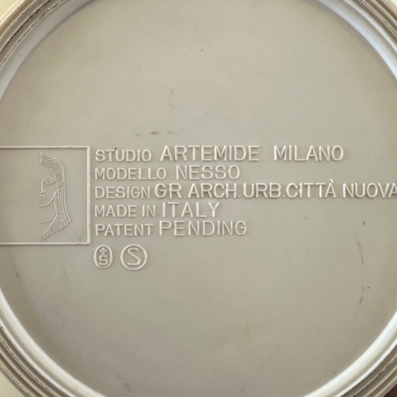 Lampada Nesso di Giancarlo Mattioli, 1960, Artemide, Lampade da tavolo, Plastica, Crema (foto 10 di 10)