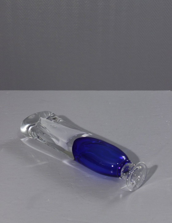 Image 1 of Imponente portacandele vintage in vetro soffiato, design Adam Jablonski, Polonia, anni '70