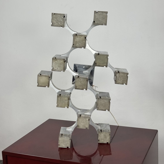 Image 1 of Sciolari Cubic pendant lamp, 1970s design