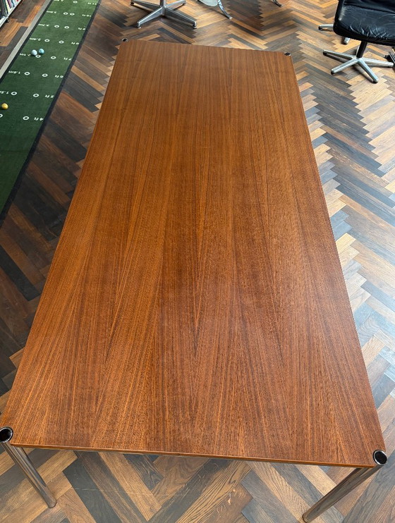 Image 1 of USM Haller conference table (cherry wood) dimensions 2.25 m x 1 m