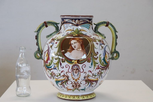 Vase italien en céramique de CACF FAENZA, années 1950