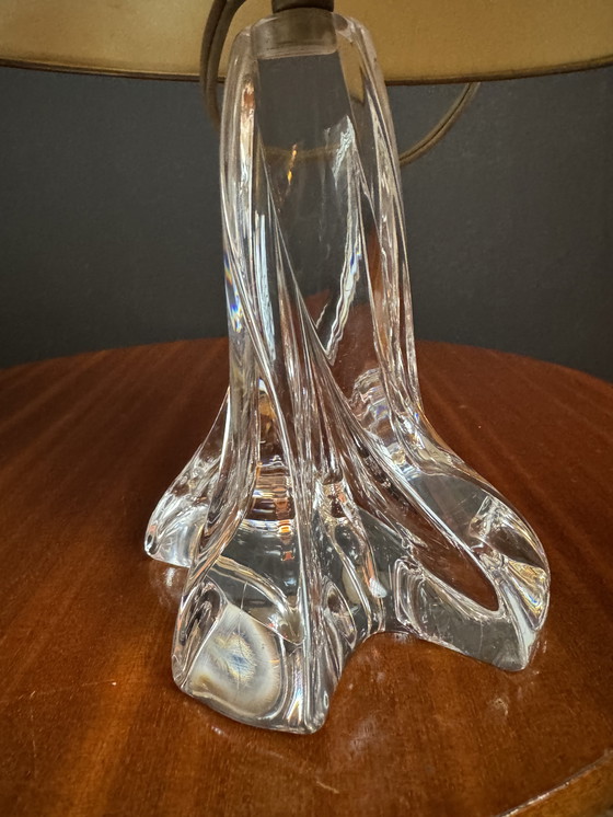 Image 1 of Small Daum crystal lamp from the 1950s
