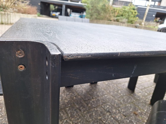 Image 1 of Striptafel met 4 stoelen - Gijs Bakker Castelijn - 1970