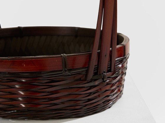 Image 1 of Set di cestini di bambù Ikebana Maeda Chikubōsai periodo Meiji 