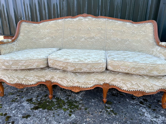 Louis Seize Sofa – Stoff, Samt (photo 6 of 7)