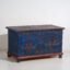 Antike marineblaue Truhe mit Blumendetails (ca. 1920) #94 – Aufbewahrungsschrank (photo 10 of 40)