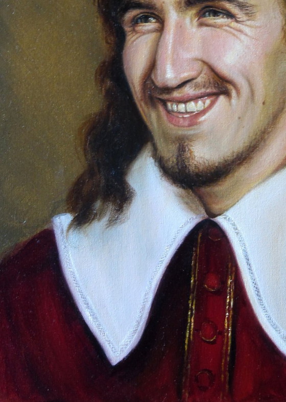 Original Oil Painting Fun Time - Based On A. Dumas's "The Three Musketeers" – Paintings & Drawings, Canvas (photo 6 of 7)