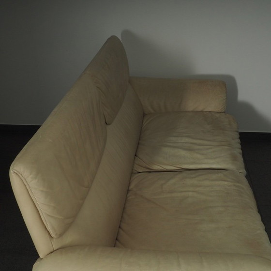 Image 1 of De Sede DS-2011 crèmekleurige leren bank