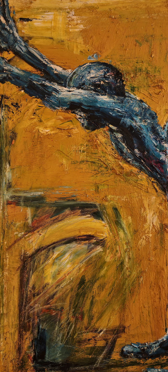 Image 1 of Vintage Monumentales Originalgemälde Quo Vadis XVIII 140x120cm / Monumental Original Painting Contemporary Expressionism