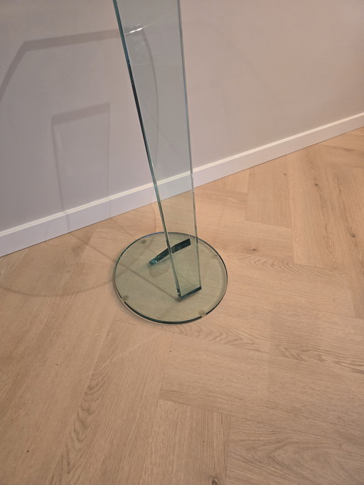 Table d'appoint design en verre