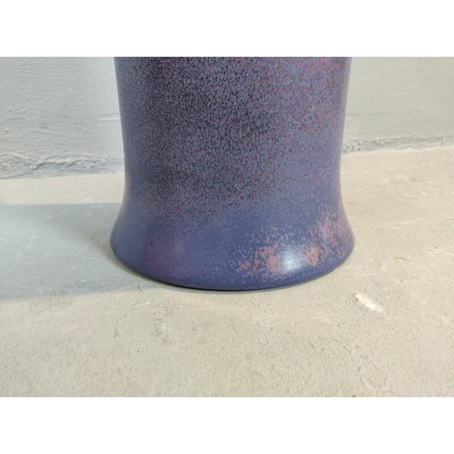 Vintage purple umbrella stand by Angelo Mangiarotti, 1970s