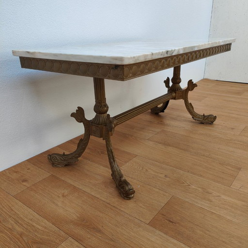 Vintage Marble Regency Coffee Table Coffee table with marble top Empire style