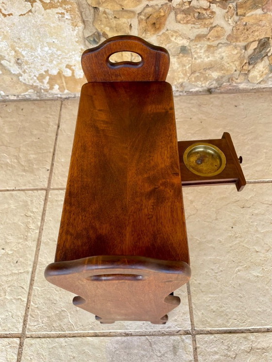 Tavolino laterale vintage di metà secolo con portariviste, anni '60 – Tavolini, Wood (photo 22 of 24)