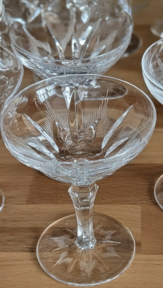 Set van 12 Villeroy & Boch kristallen likeurglazen, champagneglazen – Villeroy und Boch, Glazen & Karaffen (photo 4 of 11)