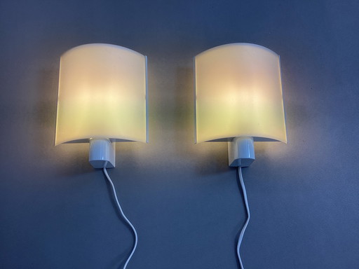2 Lumiance wandlampen vintage