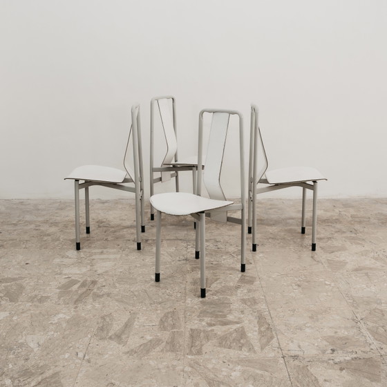 Image 1 of Achille Castiglioni Zanotta Set of 4 Irma Chairs, 1980s