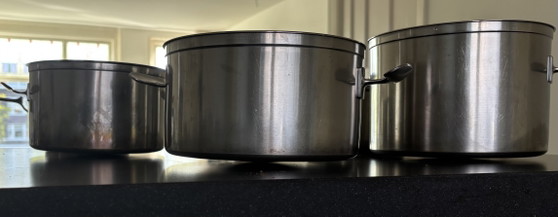 Ensemble de Casseroles Vintage Gero Zilmeta – Accessoires de cuisine, Metal (photo 4 of 8)