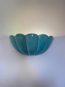 Applique a conchiglia in ceramica craquelé anni '80