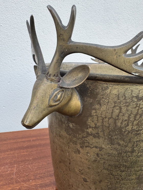 Image 1 of Antique champagne seal with stag heads