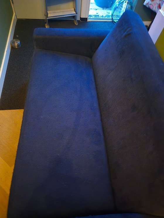 Image 1 of Midnight blue sofa, 2 seater