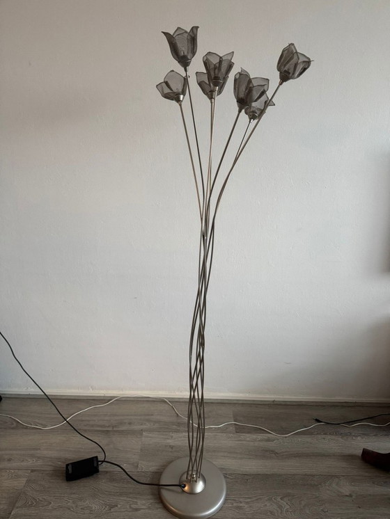 Image 1 of Unique floor lamp from Massive with 7 metal roses