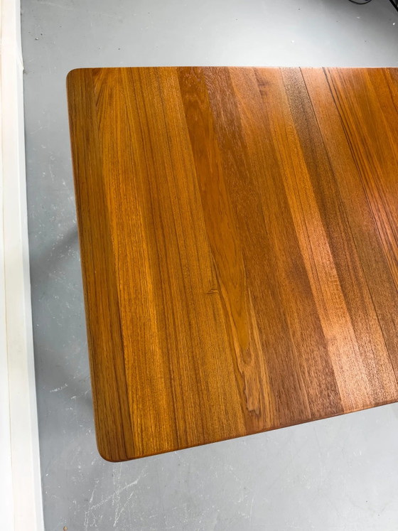 Uitschuifbare Teak Eettafel van Glostrup, jaren 70, Mid Century Modern (foto 5 van 20)