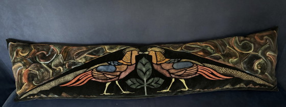 Image 1 of Cuscino cilindrico Art Déco