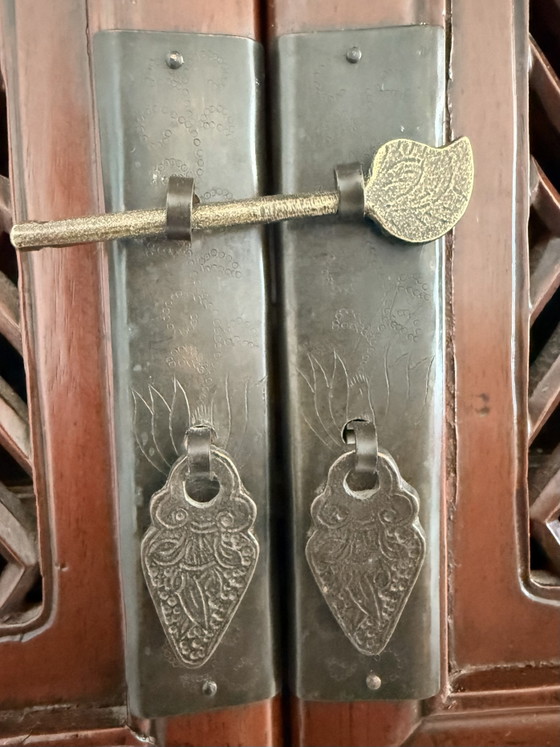Castello vintage asiatico – Mobili contenitori, Metal, Wood (photo 5 of 9)