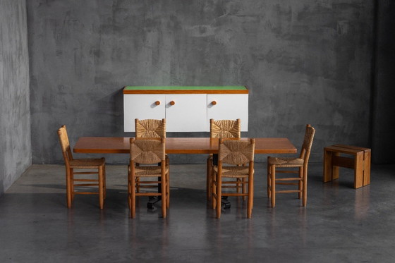 Image 1 of Wandkast van Charlotte Perriand voor Les Arcs, Frankrijk, jaren 70.