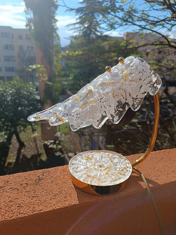 Image 1 of MURANO Par de refinadas lámparas de mesa de cristal artístico de Murano - hechas a mano - fabricadas en Italia / NUEVAS