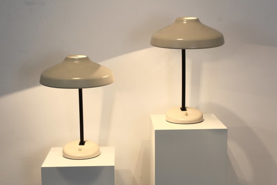 Set of adjustable Hemi Desk Lamps, Sweden, polished steel (photo 10 of 11)