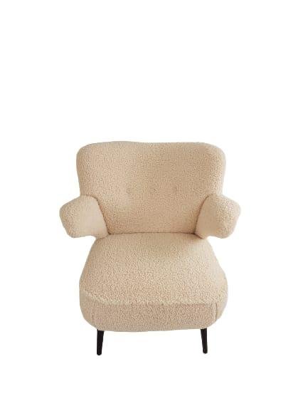 Vintage Cocktailstoeltje Fauteuiltje Teddy Nieuw Gestoffeerd – Wood, Textile (photo 5 of 10)